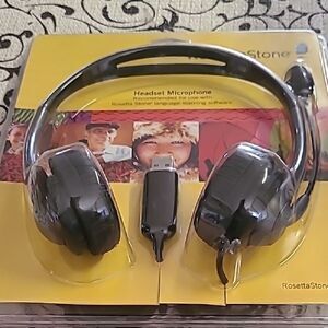 Rosetta Stone Black Headset with Microphone